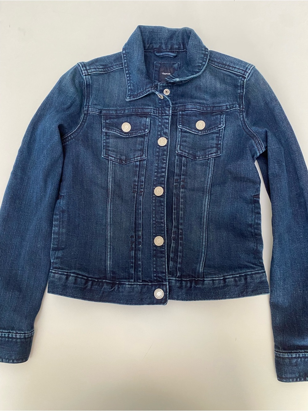 GapKids Boys Girls Blue Denim Trucker Jacket Size XL 12